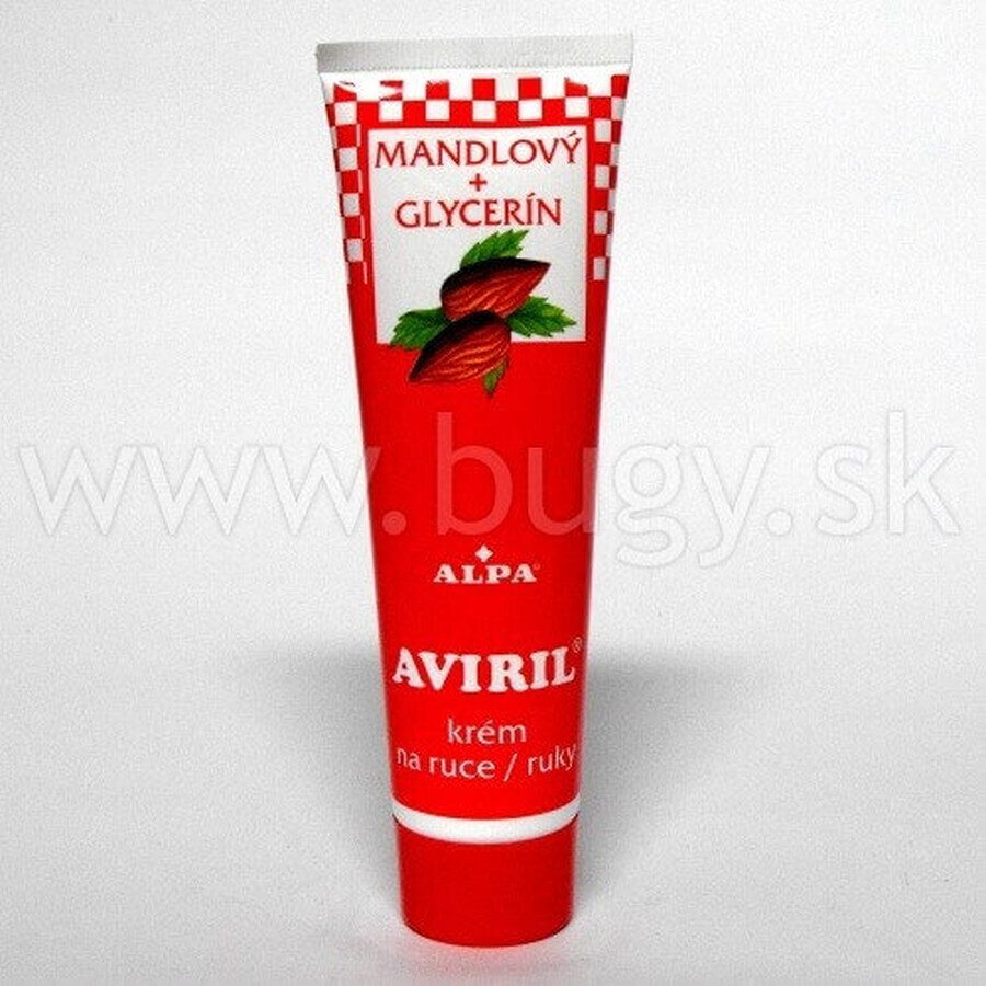 AVIRIL CRÈME POUR LES MAINS À L'ALMONDES AVEC LA GLYCÉRINE 1×100 ml, crème protectrice pour les mains