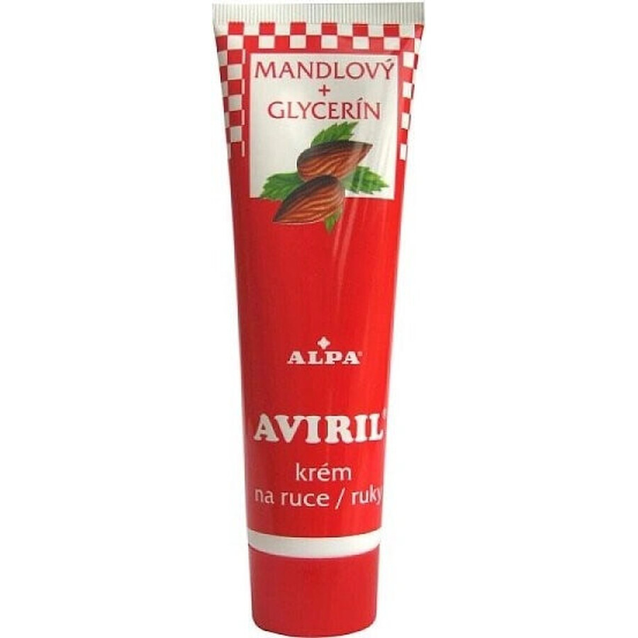 AVIRIL CRÈME POUR LES MAINS À L'ALMONDES AVEC LA GLYCÉRINE 1×100 ml, crème protectrice pour les mains