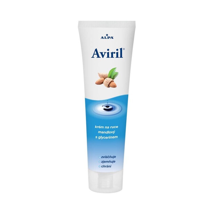 AVIRIL CRÈME POUR LES MAINS À L'ALMONDES AVEC LA GLYCÉRINE 1×100 ml, crème protectrice pour les mains