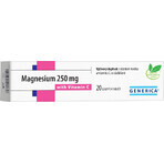 GENERICA Magnesium 250 mg + Vitamin C 1×20 tbl, Magnesium + Vitamin C