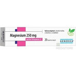 GENERICA Magnesium 250 mg + Vitamin C 1×20 tbl, Magnesium + Vitamin C