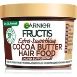 Garnier Fructis Fructis Hair Food Kakaobutter Glättungsmaske für widerspenstiges und krauses Haar, 400 ml 1×400 ml, Haarmaske