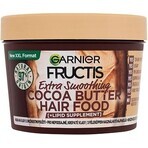 Garnier Fructis Hair Food Masque lissant au beurre de cacao pour les cheveux rebelles et frisés, 400 ml 1×400 ml, masque capillaire