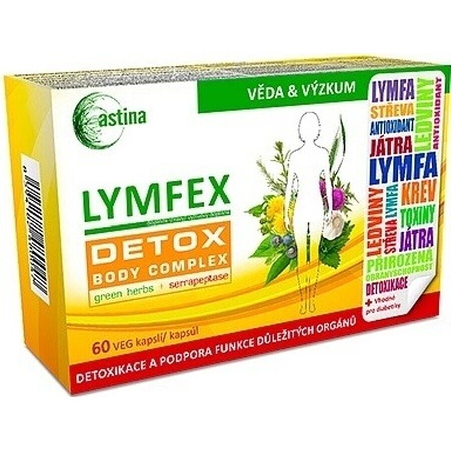 Astina LYMFEX 1×60 cps , complemento alimenticio