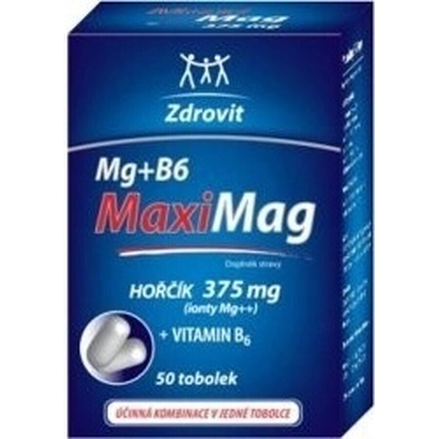 ZDROVIT MAXI MAG HORCIK+B6 FORTE 1×50 cps, food supplement