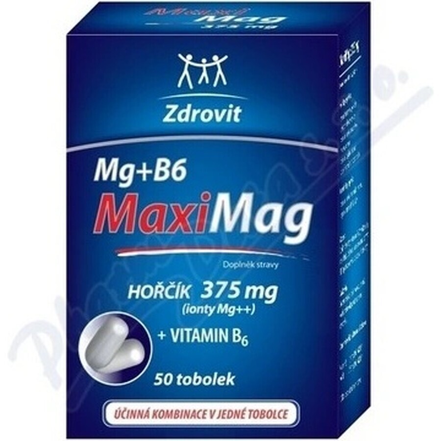 ZDROVIT MAXI MAG HORCIK+B6 FORTE 1×50 cps, food supplement