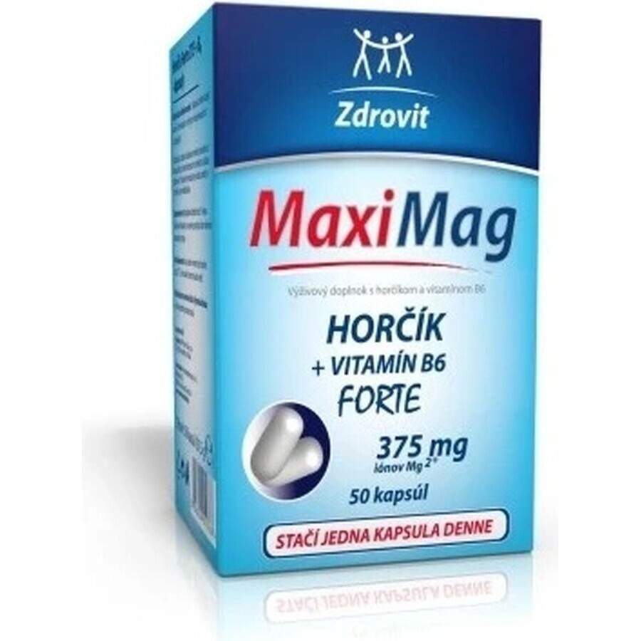 ZDROVIT MAXI MAG HORCIK+B6 FORTE 1×50 cps, food supplement