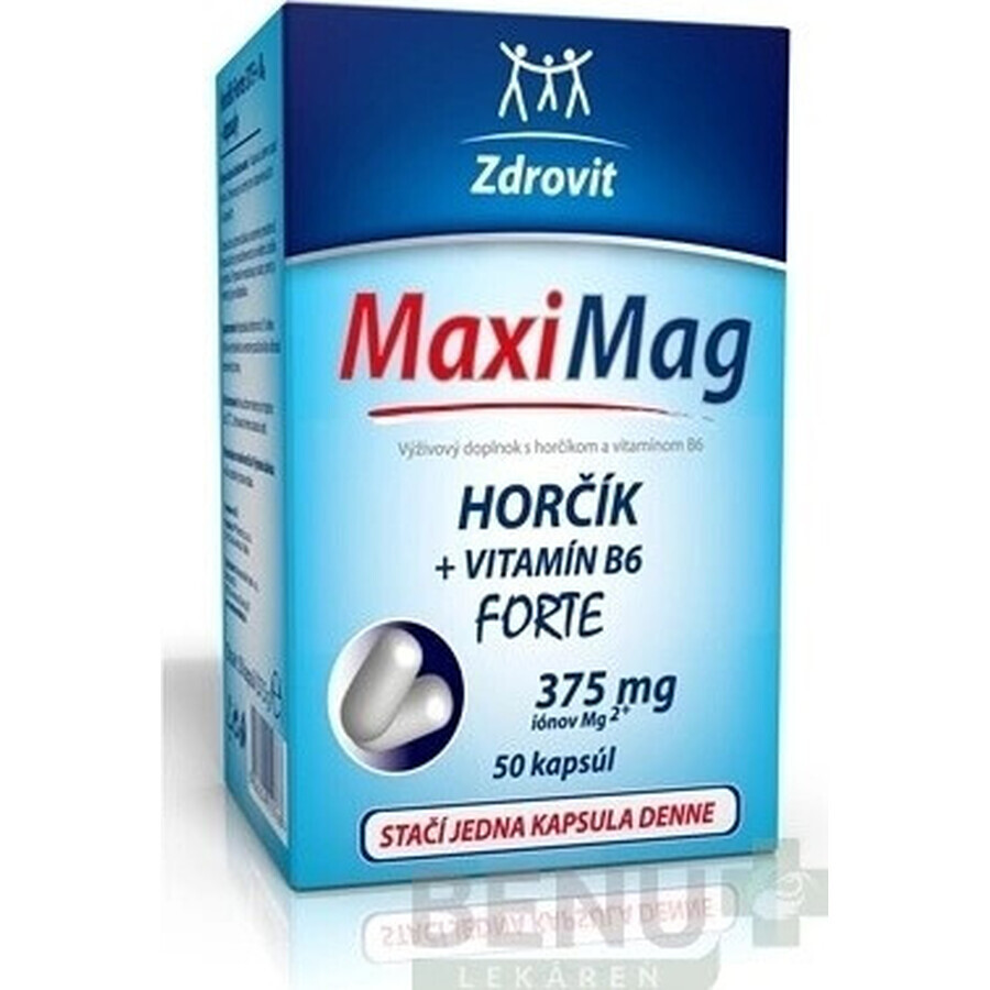 ZDROVIT MAXI MAG HORCIK+B6 FORTE 1×50 cps, food supplement