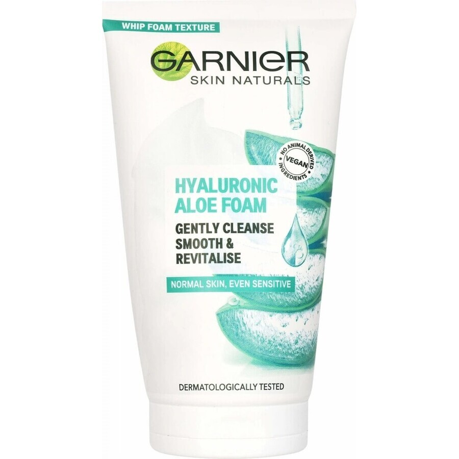 Garnier Hyaluronic Aloe spumă de curățare 1×150 ml, spumă de curățare