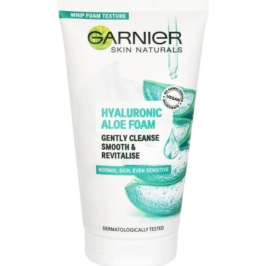 Garnier Hyaluronic Aloe spumă de curățare 1×150 ml, spumă de curățare