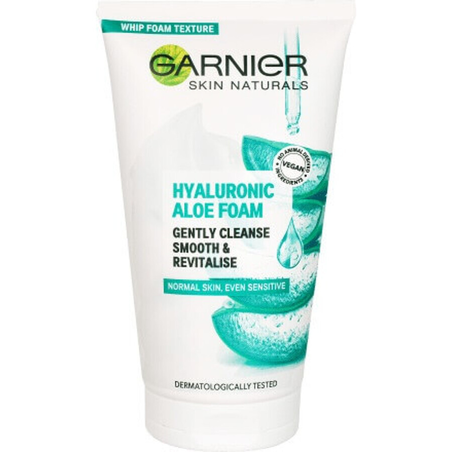 Garnier Hyaluronic Aloe spumă de curățare 1×150 ml, spumă de curățare