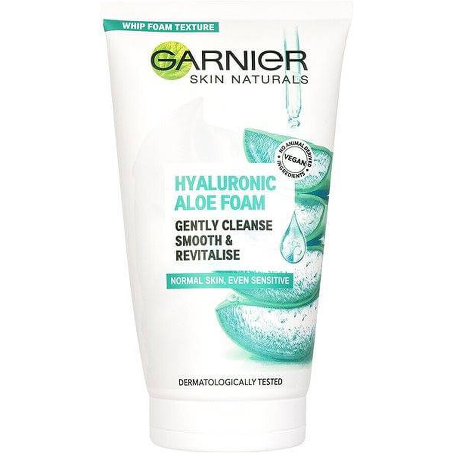 Garnier Hyaluronic Aloe spumă de curățare 1×150 ml, spumă de curățare