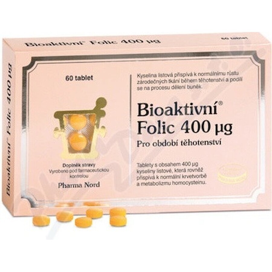 PHARMA NORD BIO-FOLIC 1×60 tbl, complément alimentaire