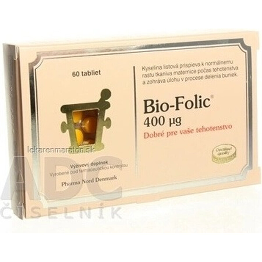 PHARMA NORD BIO-FOLIC 1×60 tbl, complément alimentaire