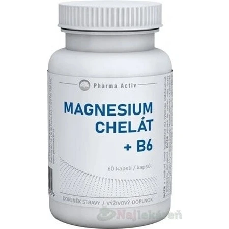 Pharma Activ CHELATE MAGNESIUM MAGNESIUM + B6 1×60 tbl, complemento alimenticio