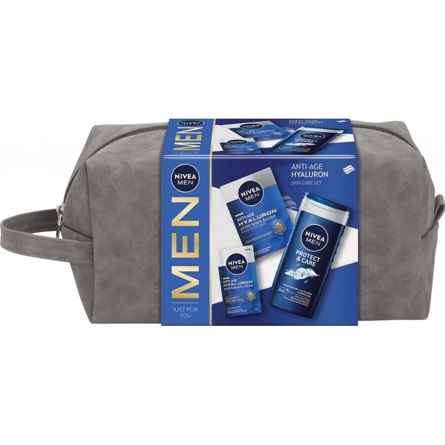 NIVEA MEN BAG HYALURON 1×1 HYALURON, geschenkverpakking