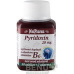 MedPharma PYRIDOXIN 20 mg (vitamine B6) 1×37 tbl, 30+7 gratis