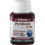 MedPharma PYRIDOXIN 20 mg (vitamine B6) 1×37 tbl, 30+7 gratis