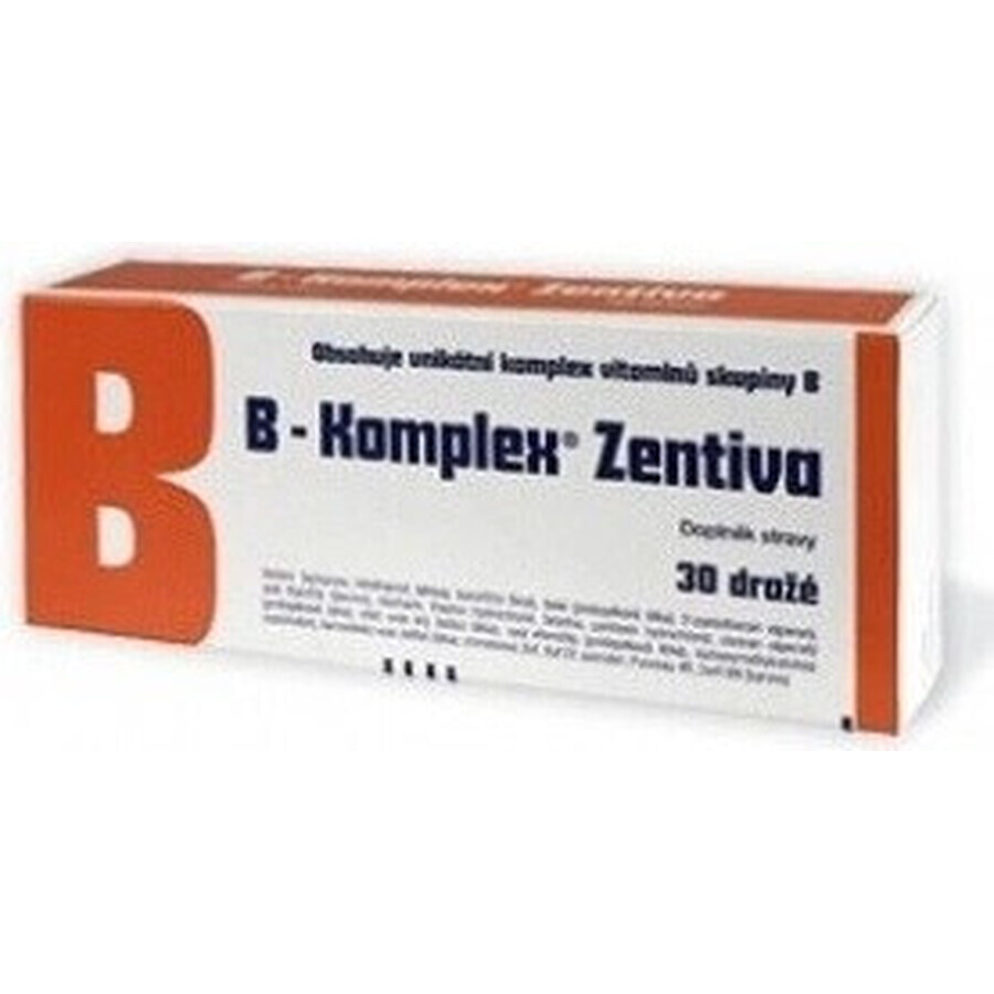 B-Komplex Zentiva 30 tbl 1×30 tbl, vitamine B