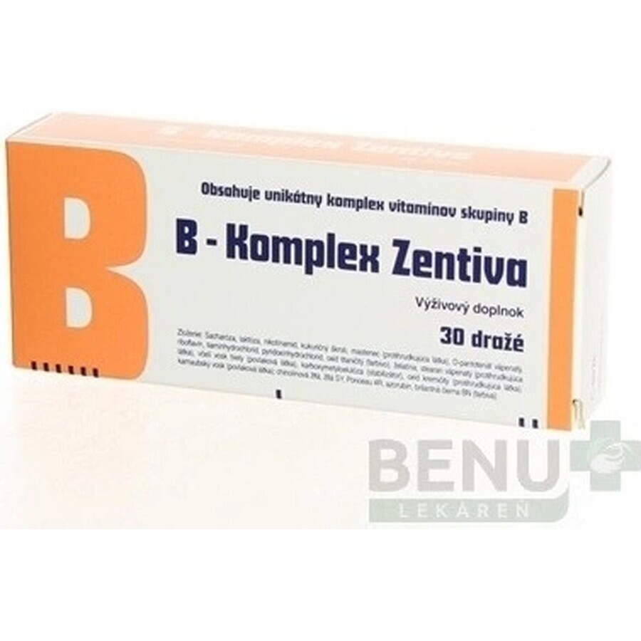 B-Komplex Zentiva 30 tbl 1×30 tbl, vitamine B