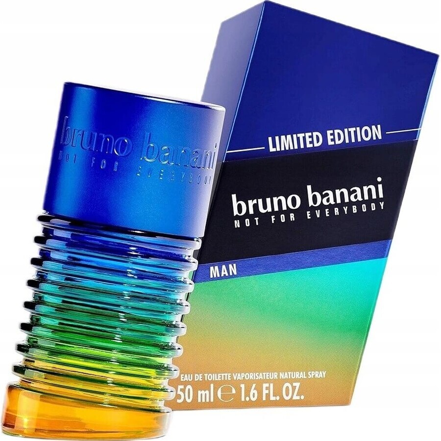 Bruno Banani Limited Edition Man Edt 50ml 1×50 ml, Eau de toilette