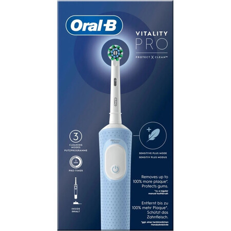 Oral-B Oral-B EK Vitality Pro Protect X Clean Vapour Blue 1×1 elektrische tandenborstel