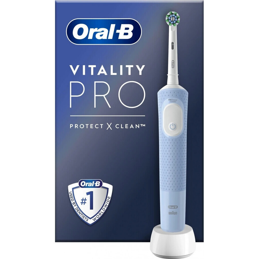 Oral-B Oral-B EK Vitality Pro Protect X Clean Vapour Blue 1×1 elektrische tandenborstel