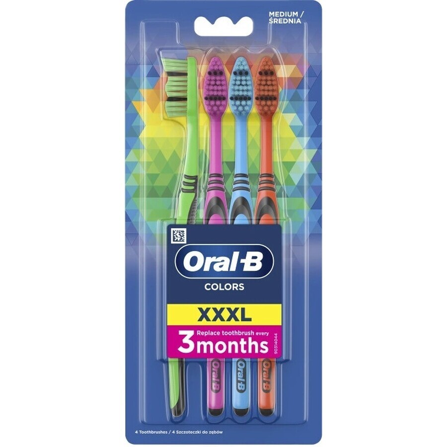 Cepillo de dientes Oral B 3-Effect 40 Medium 1×4, cepillo de dientes