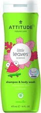 ATTITUDE Babyzeep en shampoo (2 in 1) Kleine blaadjes met meloen- en kokossmaak 1&#215;473 ml, bodyzeep en shampoo voor kinderen