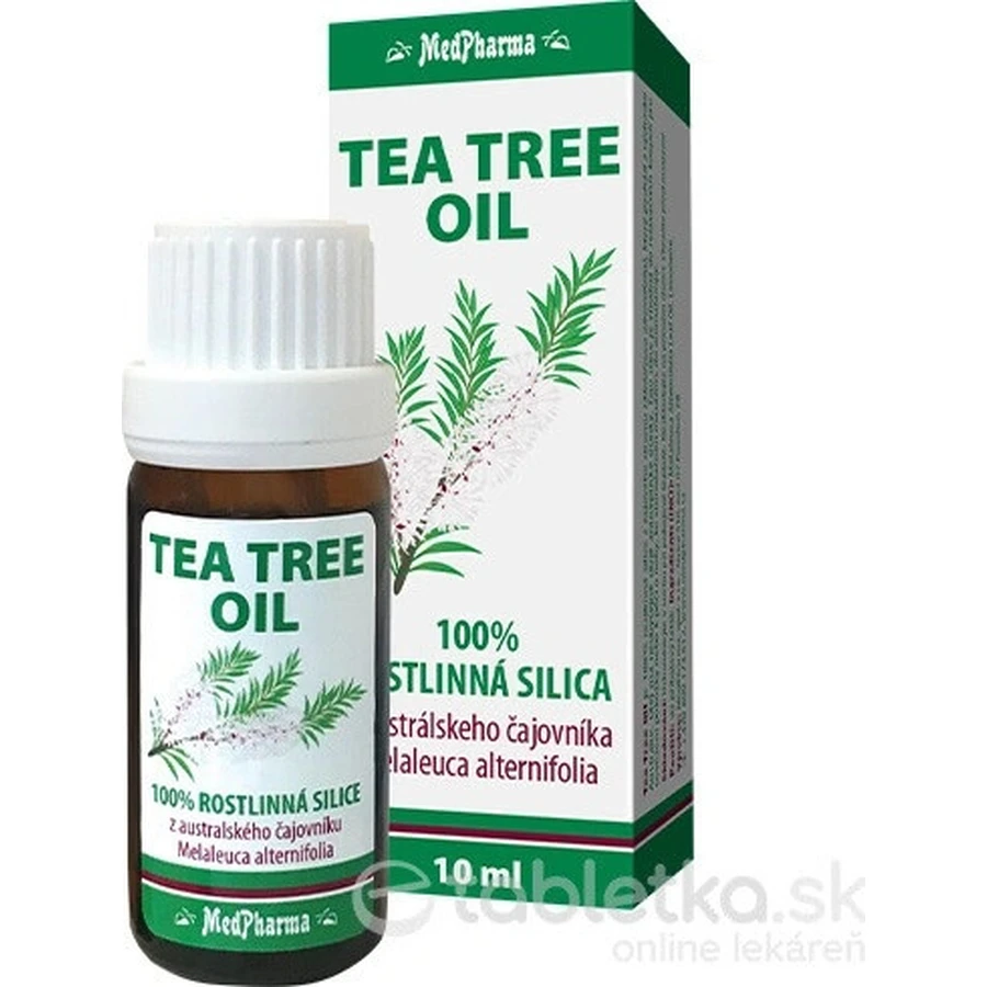 MedPharma TEA TREE OLIE 1×10 ml, 100% Australische Tea Tree etherische olie