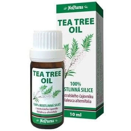 MedPharma TEA TREE OLIE 1×10 ml, 100% Australische Tea Tree etherische olie