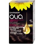 Garnier Olia Permanente Haarfarbe 4.0 Dunkelbraun 1×1 Set, permanente Haarfarbe