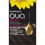 Garnier Olia Permanente Haarfarbe 4.0 Dunkelbraun 1×1 Set, permanente Haarfarbe