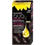 Garnier Olia Permanente Haarfarbe 4.0 Dunkelbraun 1×1 Set, permanente Haarfarbe