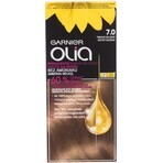 Garnier Olia Permanente Haarfarbe 4.0 Dunkelbraun 1×1 Set, permanente Haarfarbe