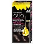 Garnier Olia Permanente Haarfarbe 4.0 Dunkelbraun 1×1 Set, permanente Haarfarbe