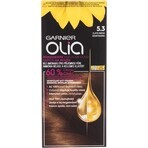 Garnier Olia Permanente Haarfarbe 4.0 Dunkelbraun 1×1 Set, permanente Haarfarbe