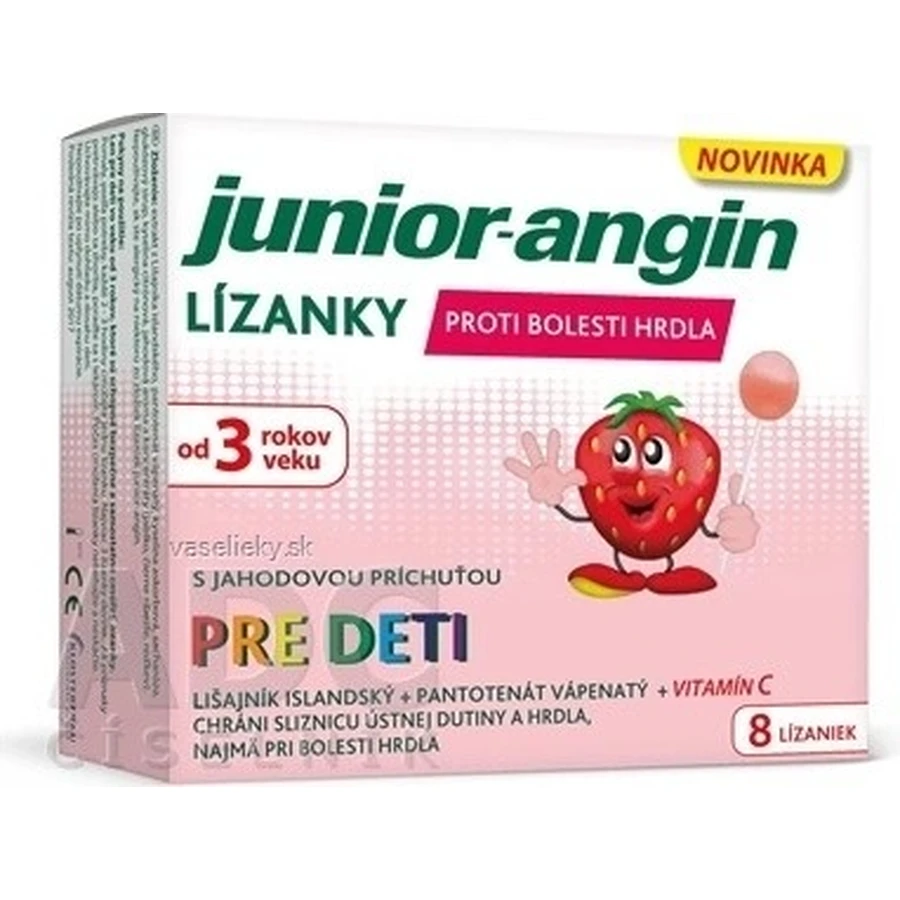 Junior-angin lollipops for kids 1×8 pcs, lollipops for kids