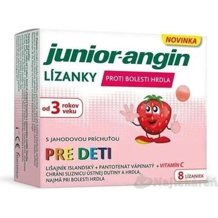 Junior-angin lollipops for kids 1×8 pcs, lollipops for kids