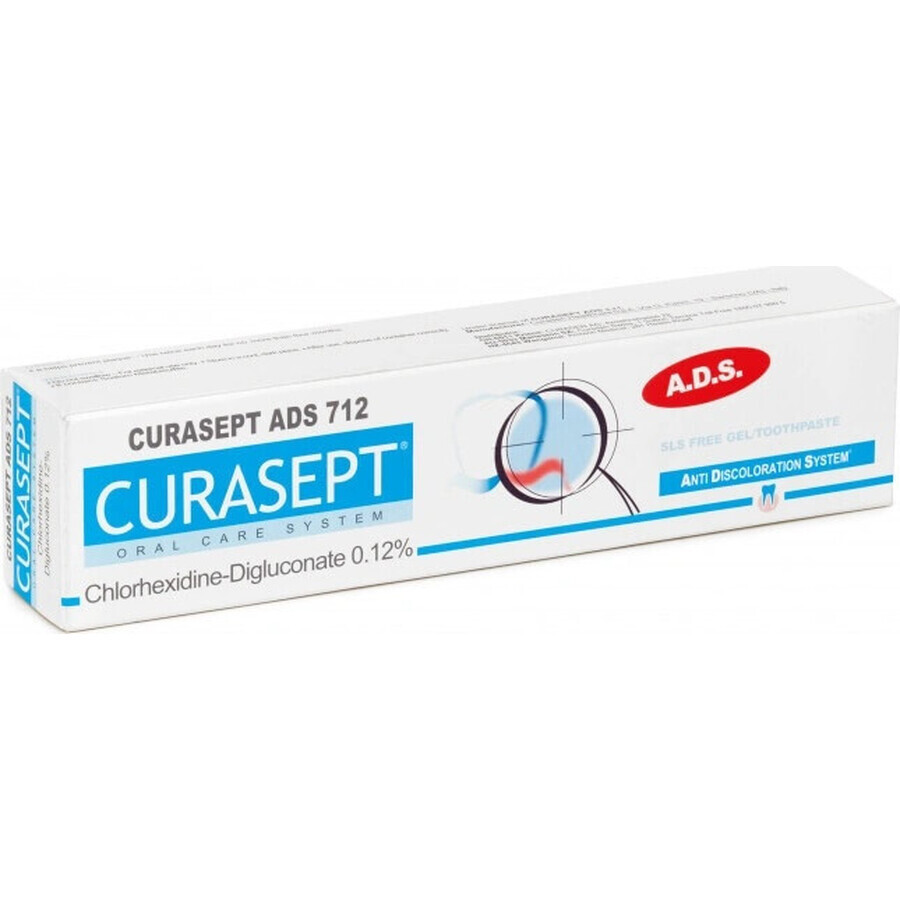 CURASEPT ADS 712 0,12% 1×75 ml, pastă de dinți