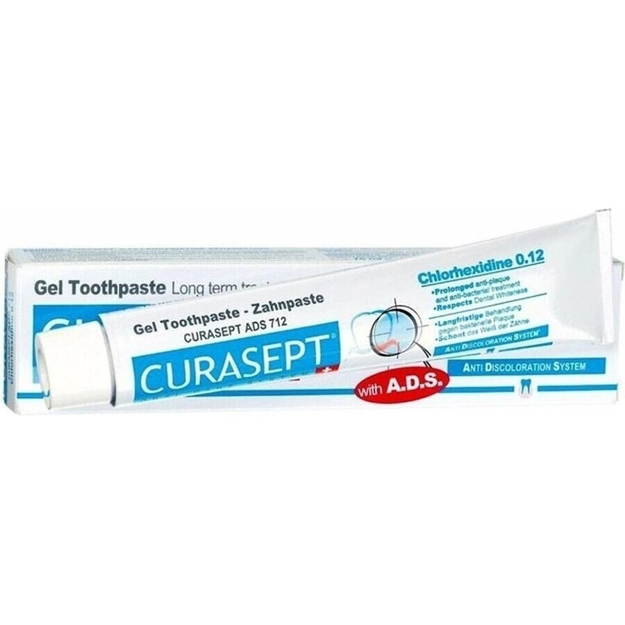 CURASEPT ADS 712 0,12% 1×75 ml, pastă de dinți