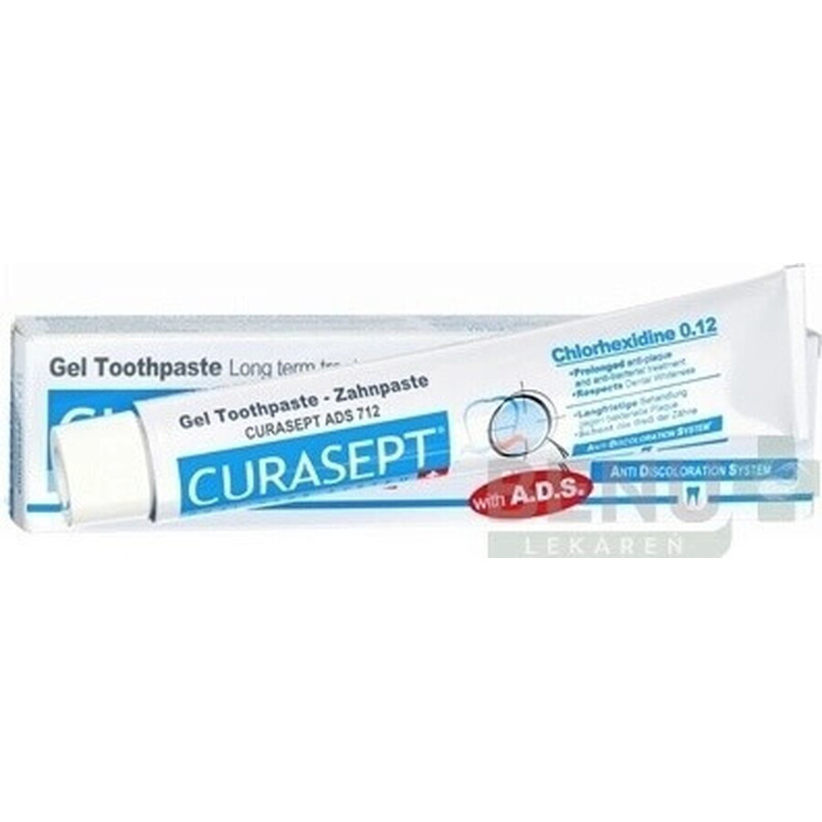 CURASEPT ADS 712 0,12% 1×75 ml, pastă de dinți