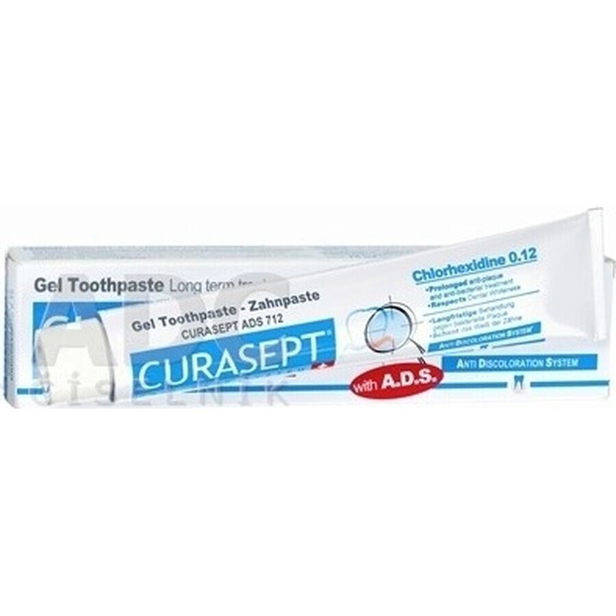 CURASEPT ADS 712 0,12% 1×75 ml, pastă de dinți