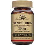 Solgar Gentle Iron 20 mg Iron (ferrous bisglycinate) Gentle for Stomach 90 capsules 1×90 cps, food supplement