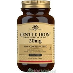 Solgar Gentle Iron 20 mg Iron (ferrous bisglycinate) Gentle for Stomach 90 capsules 1×90 cps, food supplement