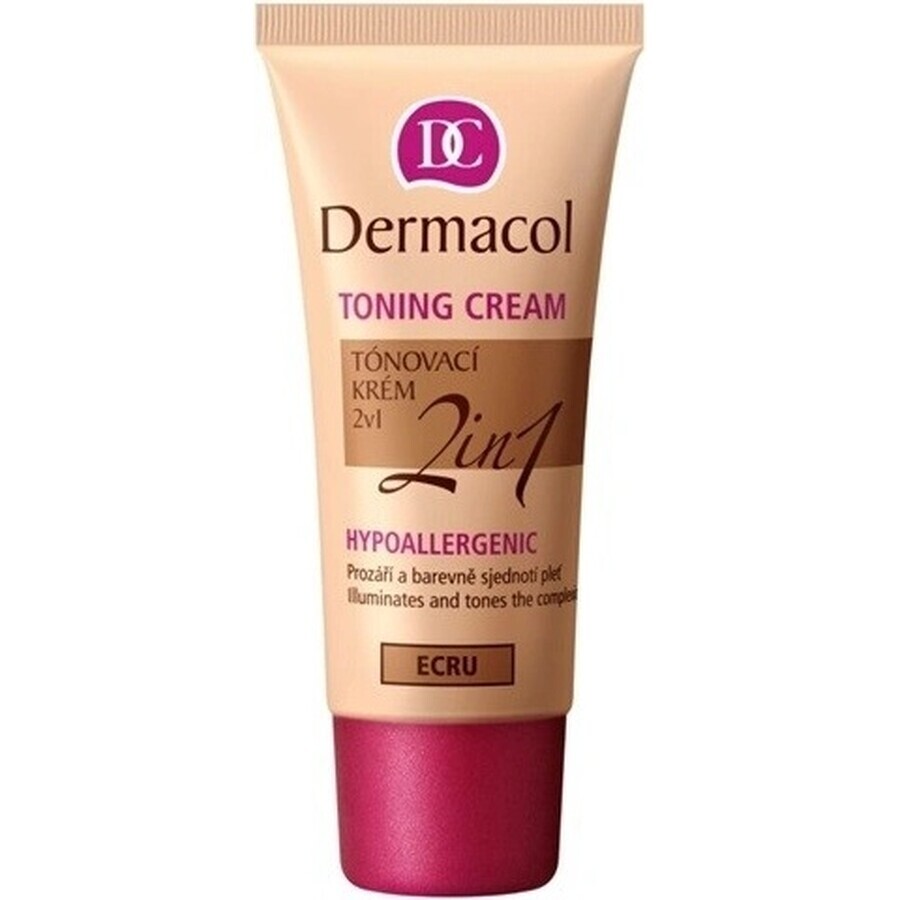 DERMACOL Crème colorante 2en1 teinte : NATURAL 1×30 ml, crème colorante 2en1