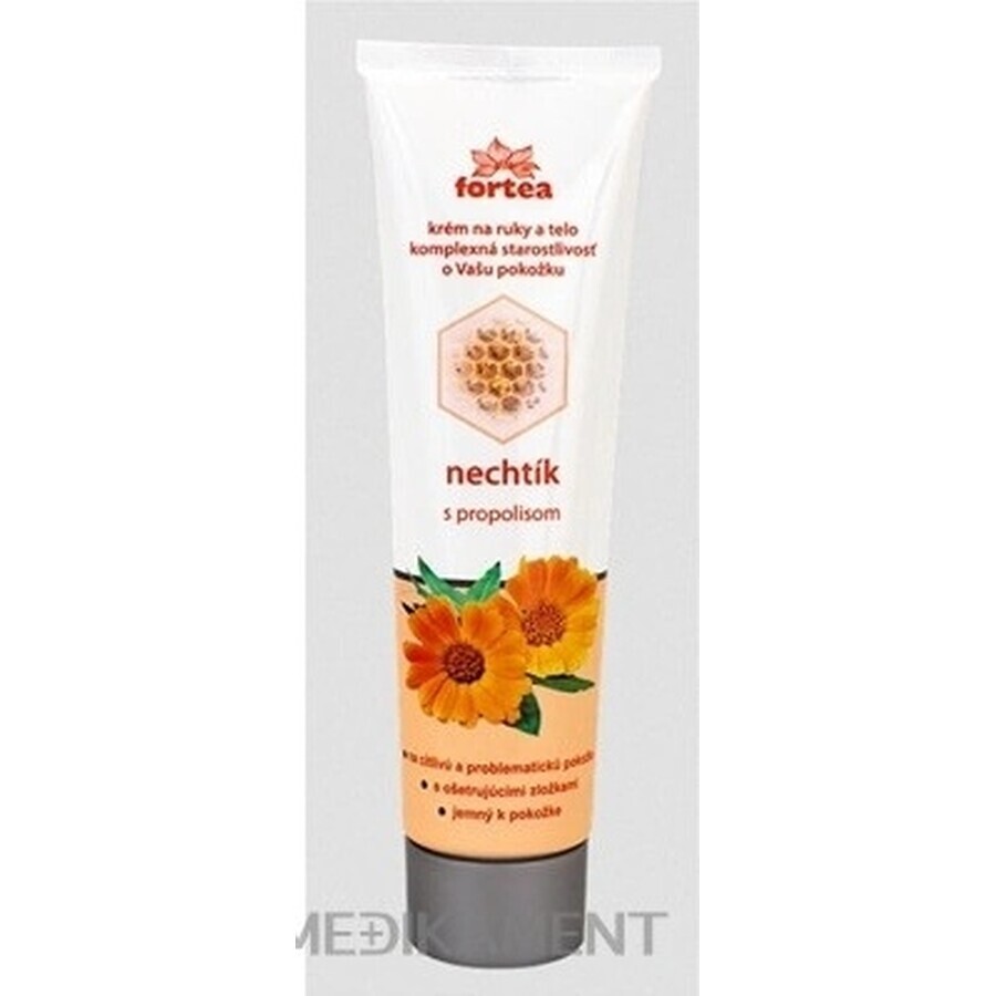 FORTEA calendula met propolis 1×100 g, hand- en lichaamscrème