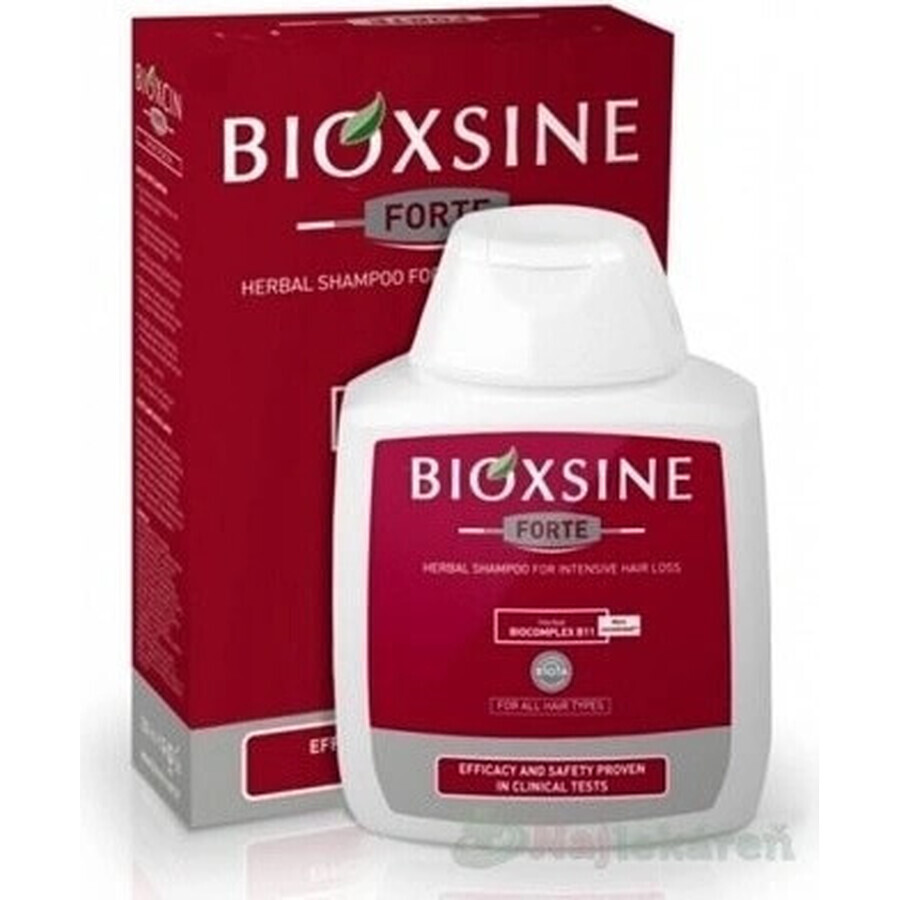 BIOXSINE FORTE Shampooing tous types de cheveux 1×300 ml, contre la chute des cheveux