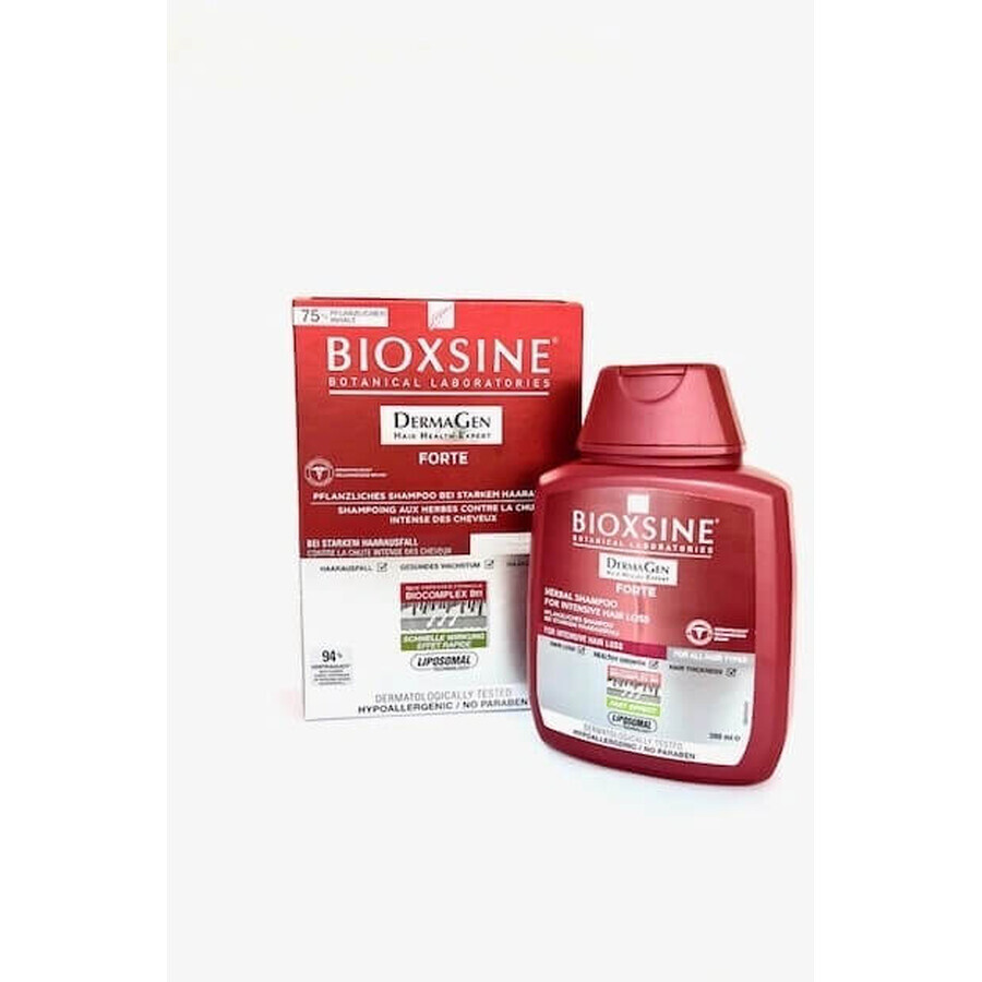 BIOXSINE FORTE Shampooing tous types de cheveux 1×300 ml, contre la chute des cheveux