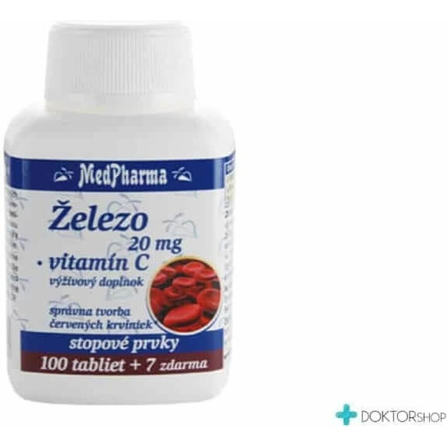 MedPharma FIER 20MG + Vit. C 1×37 tbl, fer